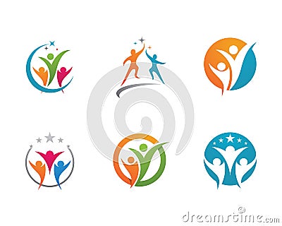 Community Care Logo Vector Illustration