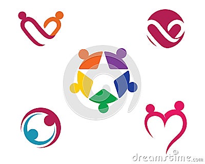 Community Care Logo Vector Illustration