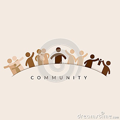 Community concept Vector Illustration