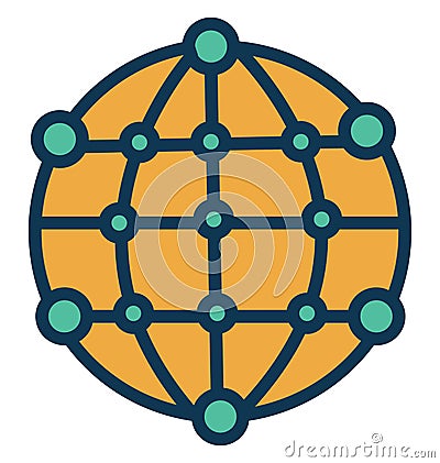Community Isolated Vector Icon that can be easily modified or edit Vector Illustration