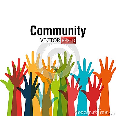 Community and social Vector Illustration