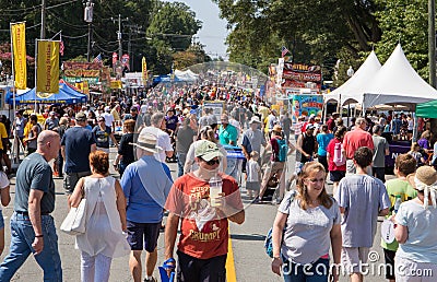 Community Street Festival Editorial Stock Photo