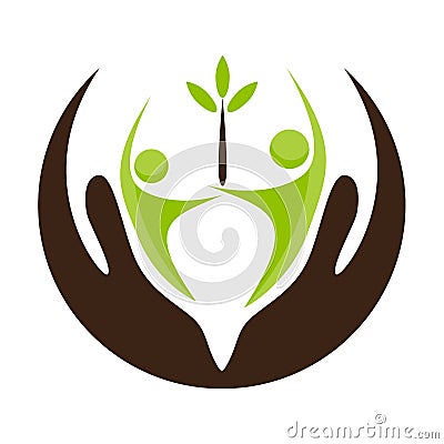 Community Support Icon Vector Illustration