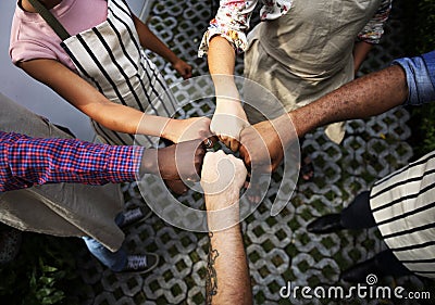 Community Support Together Social Group Stock Photo