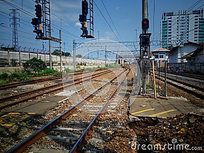 Commuter railway Stock Photo