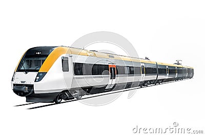 Commuter train Stock Photo