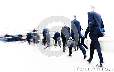 Commuters City Life Business Moving Concept Stock Photo