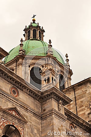 Como cathedral dome. Stock Photo