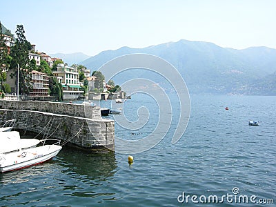 Como celeb yachts and villas Stock Photo