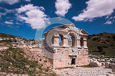 Comona Antic City ruins, Tufanbeyli Adana, Turkey Stock Photo