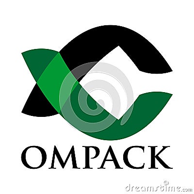 Compack Logo Desain Stock Photo