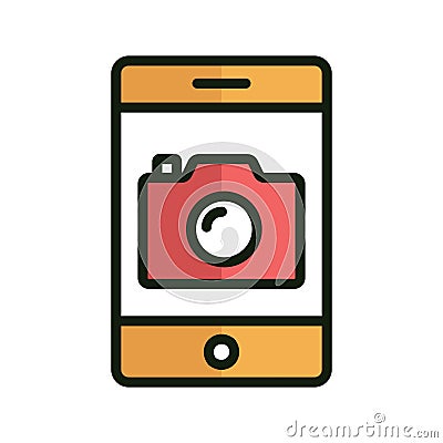 Compact camera Isolated Vector icon which can easily modify or edit Vector Illustration