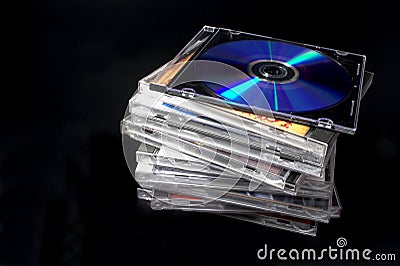 Compact Discs Stock Photo