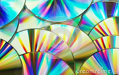 Compact discs Stock Photo