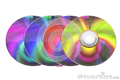 Compact Discs Stock Photo