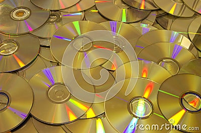 Compact Discs Stock Photo