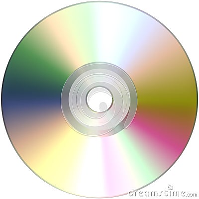 Compact disk Cartoon Illustration