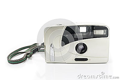 Compact film camera isolated Stock Photo