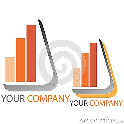 Company business logo - Investing Stock Photo