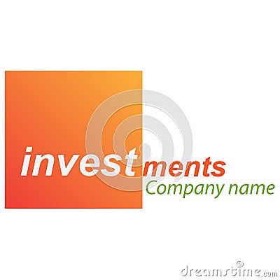 Company business logo - Investment Stock Photo