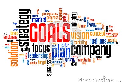 Company goals Stock Photo