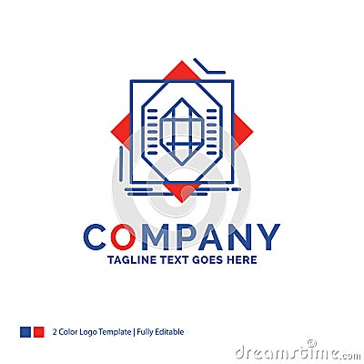 Company Name Logo Design For Abstract, core, fabrication, format Vector Illustration