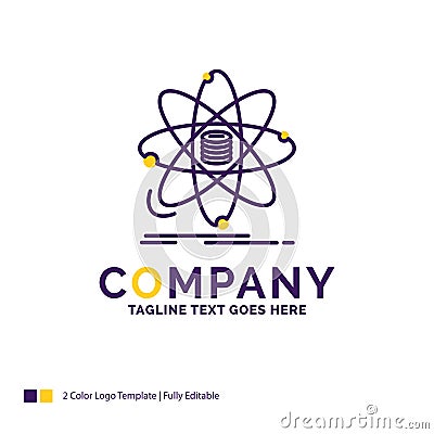 Company Name Logo Design For Analysis, data, information, resear Vector Illustration