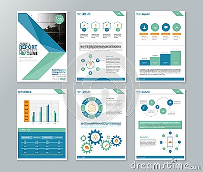 Company profile ,annual report , brochure , flyer, page layout template Vector Illustration