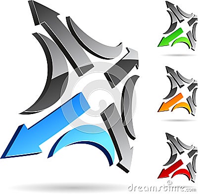 Company symbol. Vector Illustration