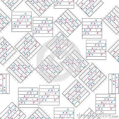 comparative point charticon in pattern style. One of Charts & Diagramms collection icon can be used for UI, UX Stock Photo