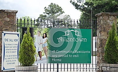 Allentown Community, Millington, TN Editorial Stock Photo