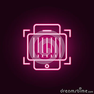compas directions neon icon. Elements of web set. Simple icon for websites, web design, mobile app, info graphics Stock Photo