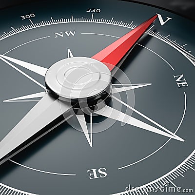 Compass Close-up Stock Photo