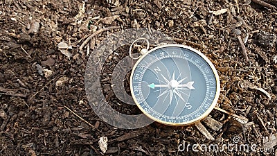 Compass, Finding the Way Stock Photo