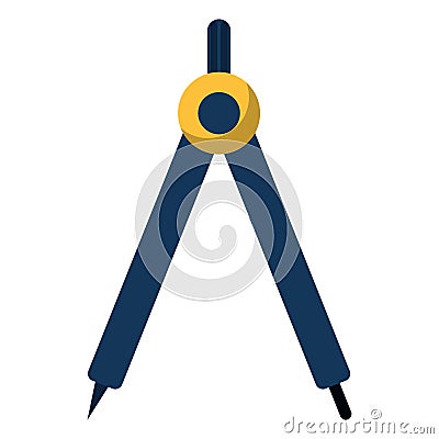 compass geometry school image Cartoon Illustration