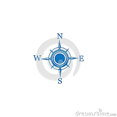 compass icon isolated on background.modern flat compass pictogram,business,marketing,internet concept.trendy simple vector symbol Vector Illustration