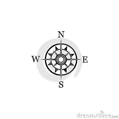 compass icon isolated on background.modern flat compass pictogram,business,marketing,internet concept.trendy simple vector symbol Cartoon Illustration