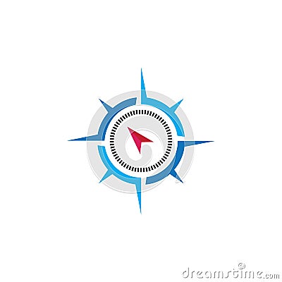 Compass icon Vector Illustration design Logo Vector Illustration