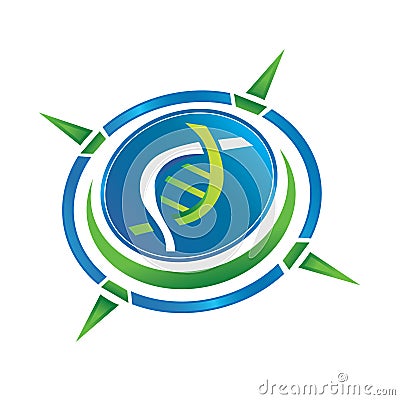 Compass Logo Vector Illustration