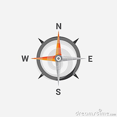 Compass Logo Template vector icon illustration Vector Illustration