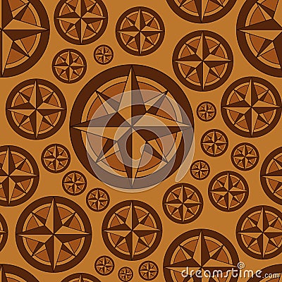 Compass Pattern Vector Vector Illustration