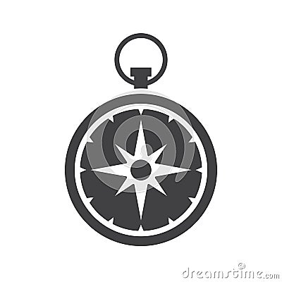 Compass Vector Icon Vector Illustration