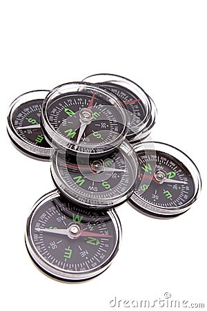 Compasses Stock Photo