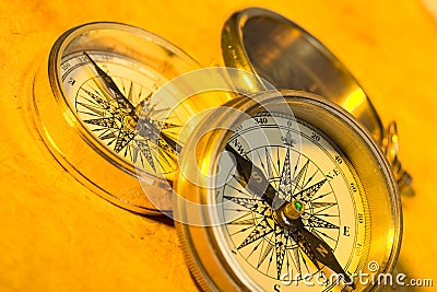 Compasses Stock Photo