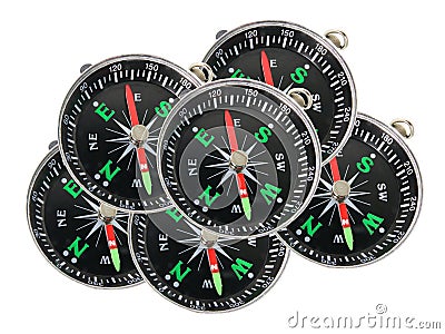 Compasses Stock Photo