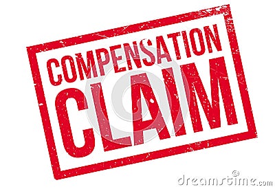 Compensation Claim rubber stamp Vector Illustration