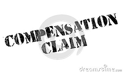 Compensation Claim rubber stamp Vector Illustration