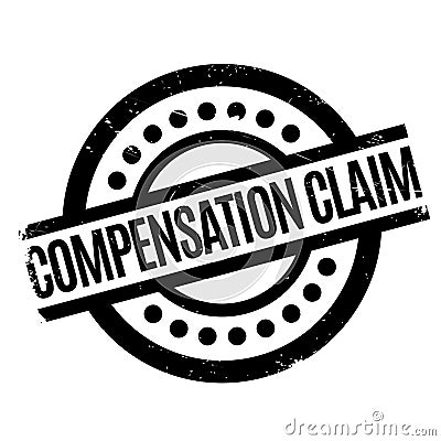 Compensation Claim rubber stamp Vector Illustration