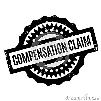 Compensation Claim rubber stamp Vector Illustration