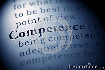 Competence Stock Photo